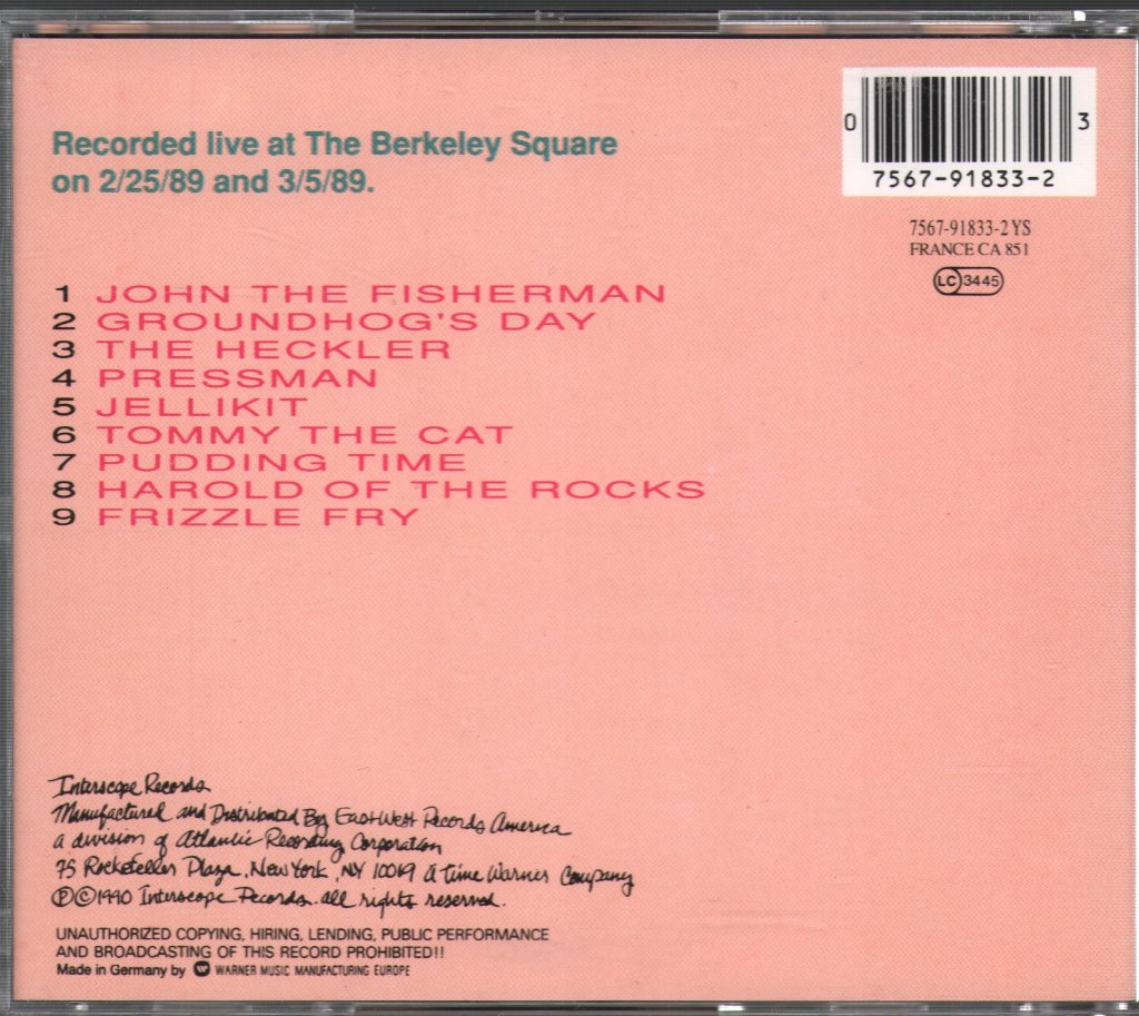 Primus - Suck On This - Cd