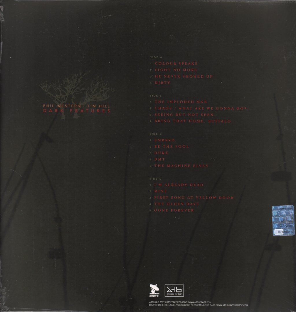 Phil Western and tim hill - Dark Features - Double Lp