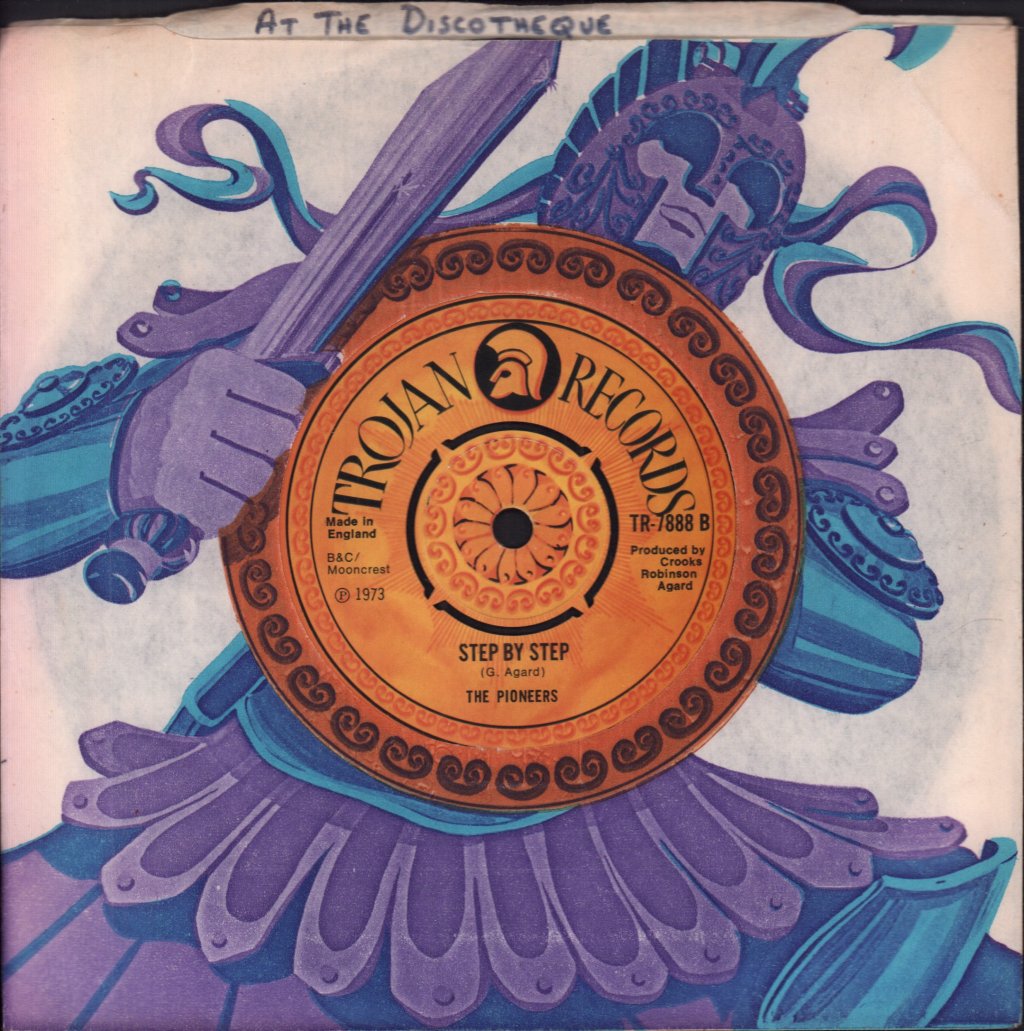 Pioneers (Reggae Group) - At The Discotheque - 7 Inch