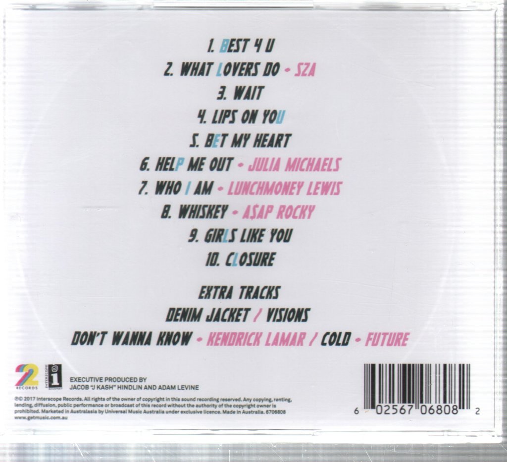 Maroon 5 - Red Pill Blues - Cd