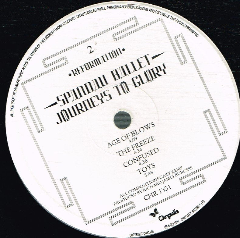 Spandau Ballet - Journeys To Glory - Lp