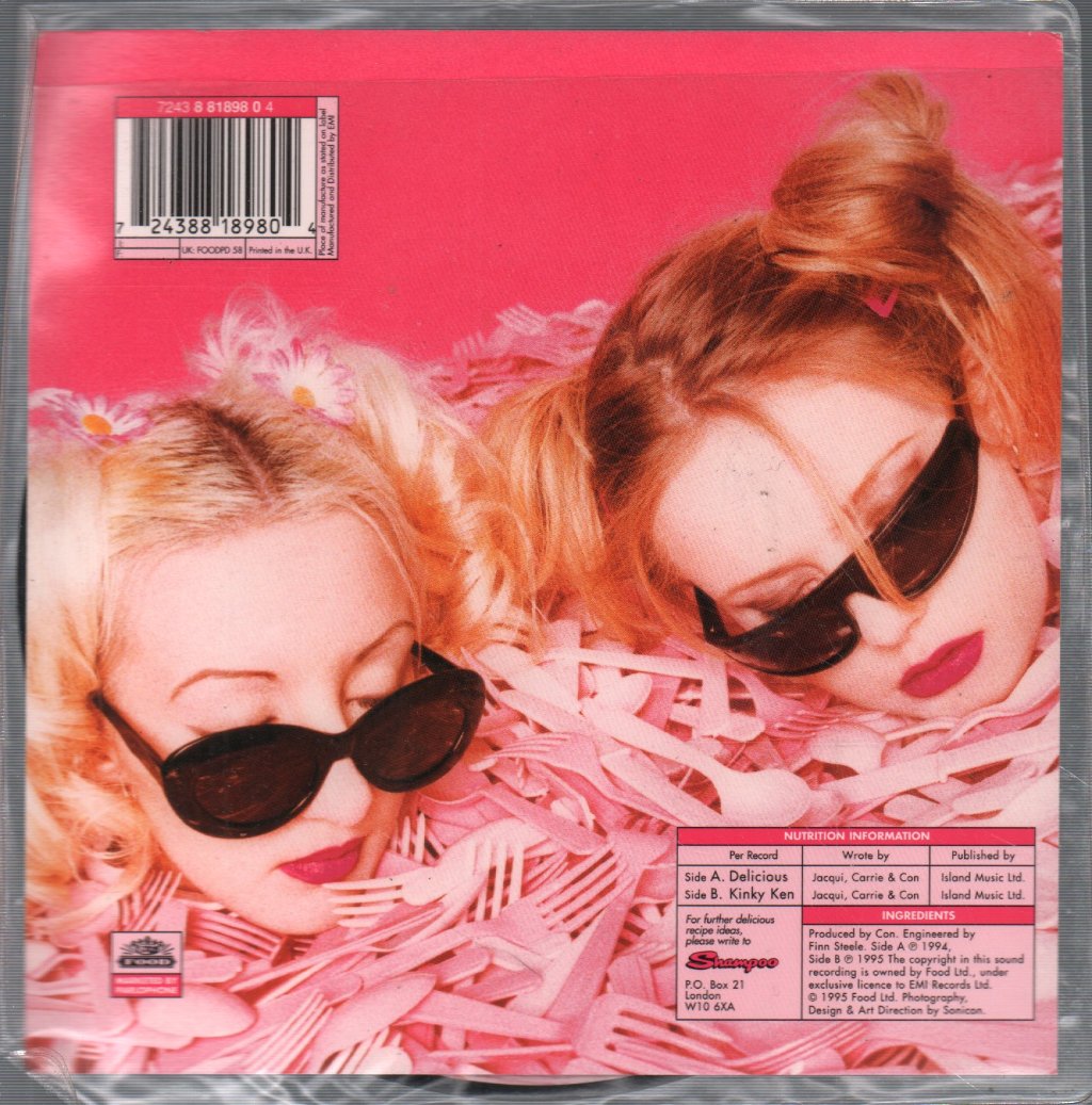 Shampoo (Girl Band) - Delicious - 7 Inch