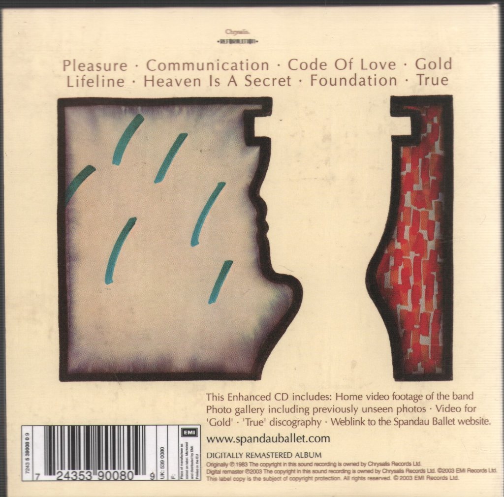 Spandau Ballet - True - Cd