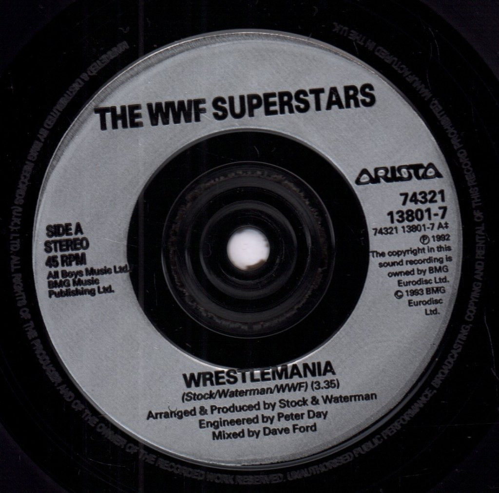 World Wrestling Federation Superstars - Wrestlemania - 7 Inch