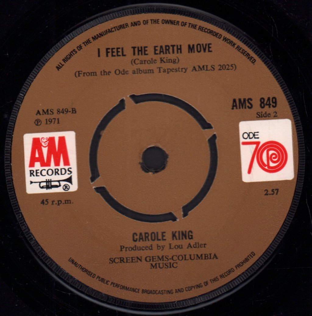 Carole King - It's Too Late - 7 Inch