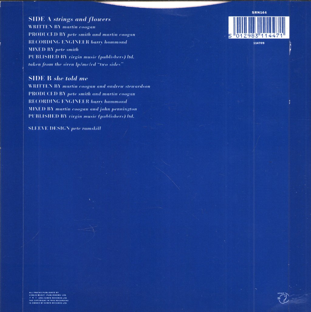 Mock Turtles - Strings And Flowers - 7 Inch