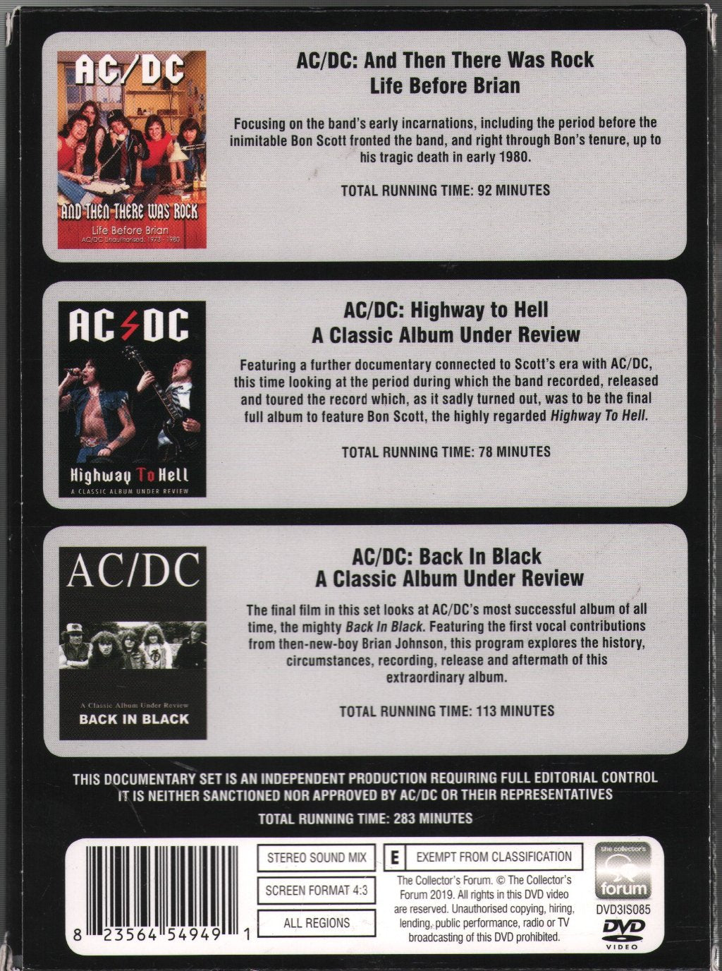 AC/DC - Three Card Trick - Dvd