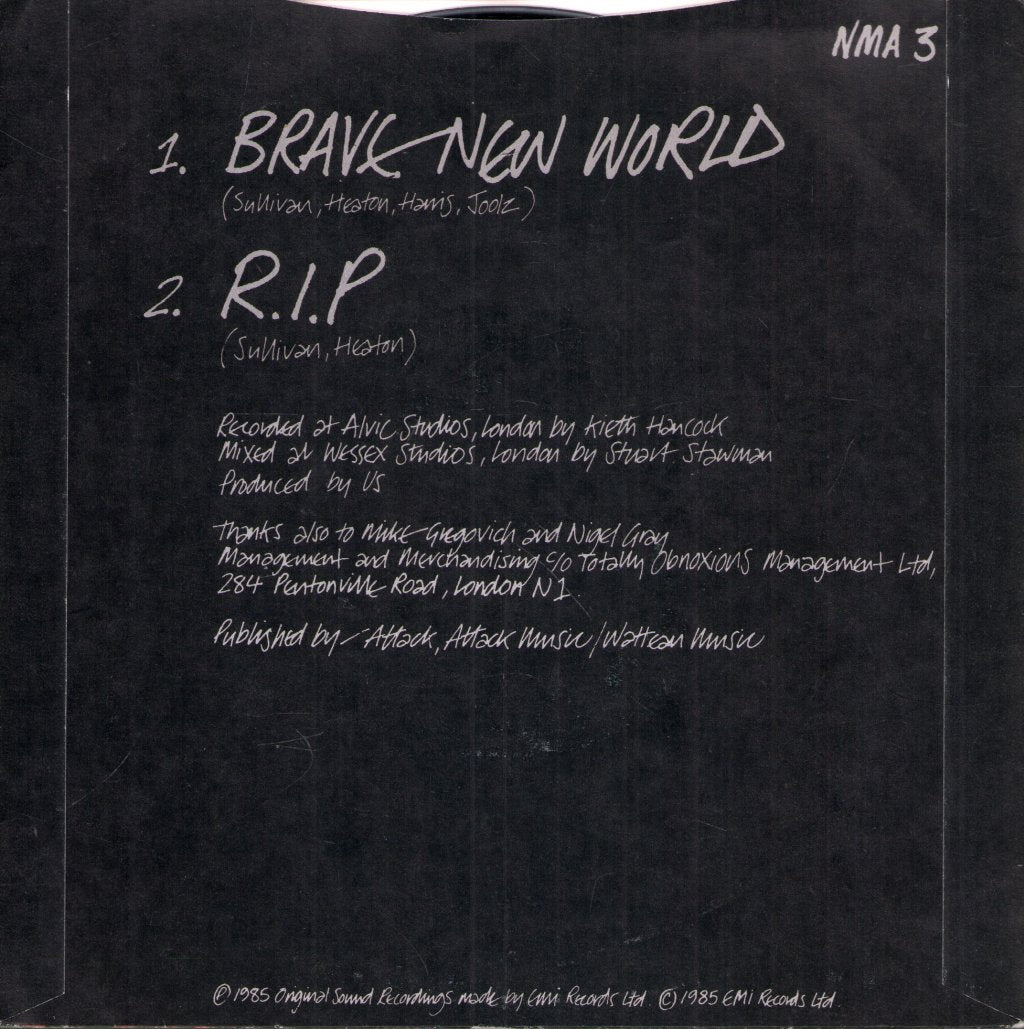 New Model Army - Brave New World - 7 Inch