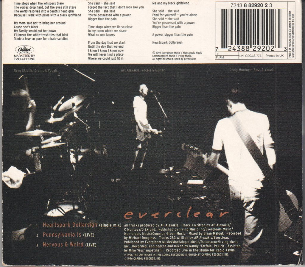 Everclear - Heartspark Dollarsign - Cd