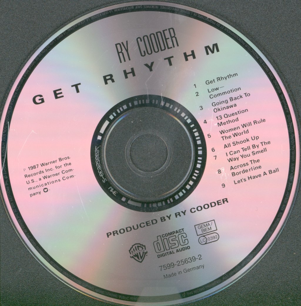 Ry Cooder - Get Rhythm - Cd