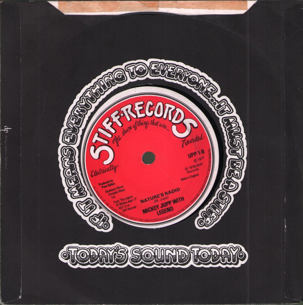 Mickey Jupp With Legend - My Typewriter - 7 Inch