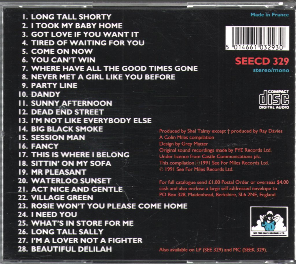Kinks - EP Collection Vol.Two - Cd