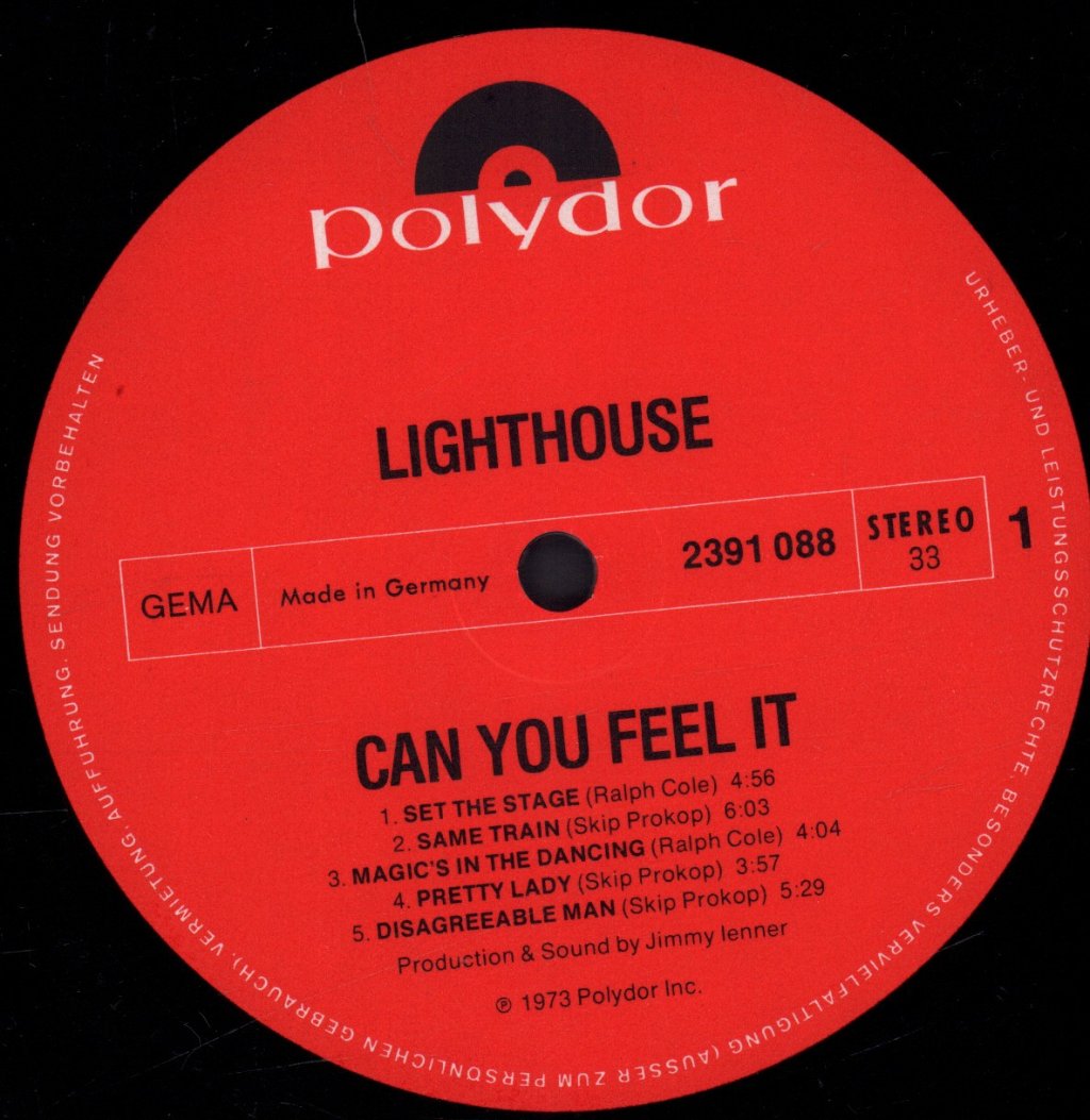 Lighthouse - Can You Feel It - Lp