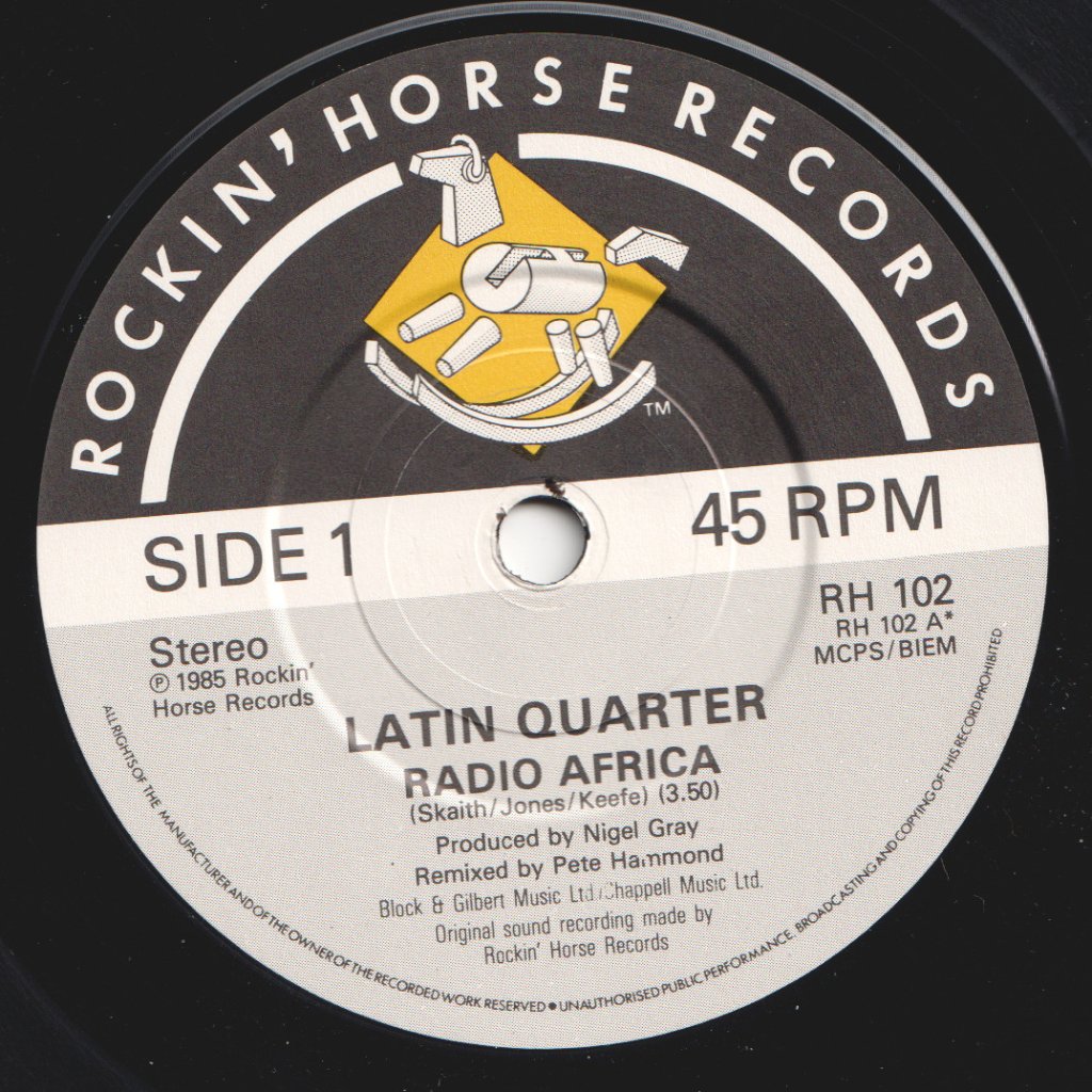 Latin Quarter - Radio Africa - 7 Inch