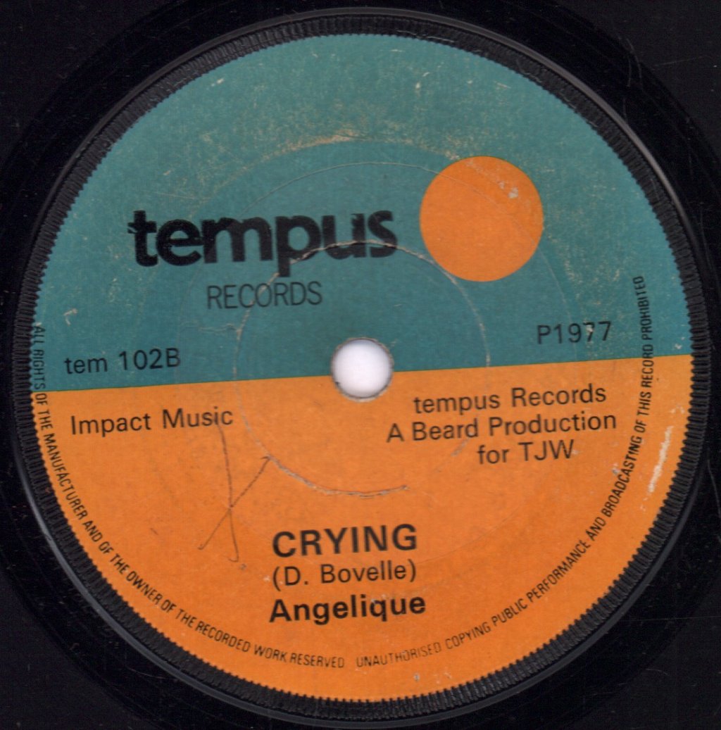 Angelique - Cry - 7 Inch