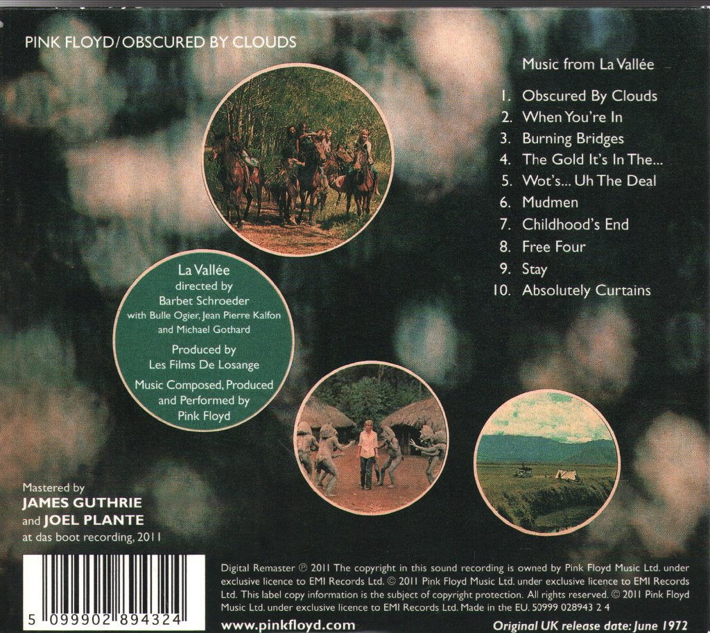 Pink Floyd - Obscured By Clouds - Cd