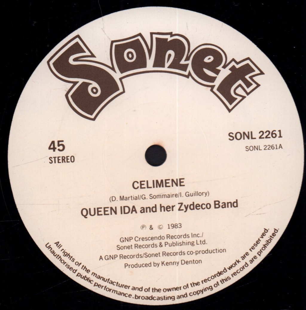 Queen Ida And Her Zydeco Band - Celimene - 12 Inch