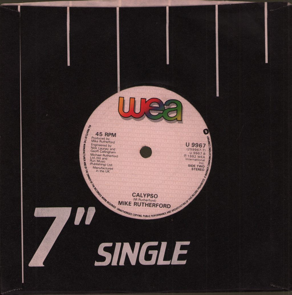 Mike Rutherford - Hideaway - 7 Inch