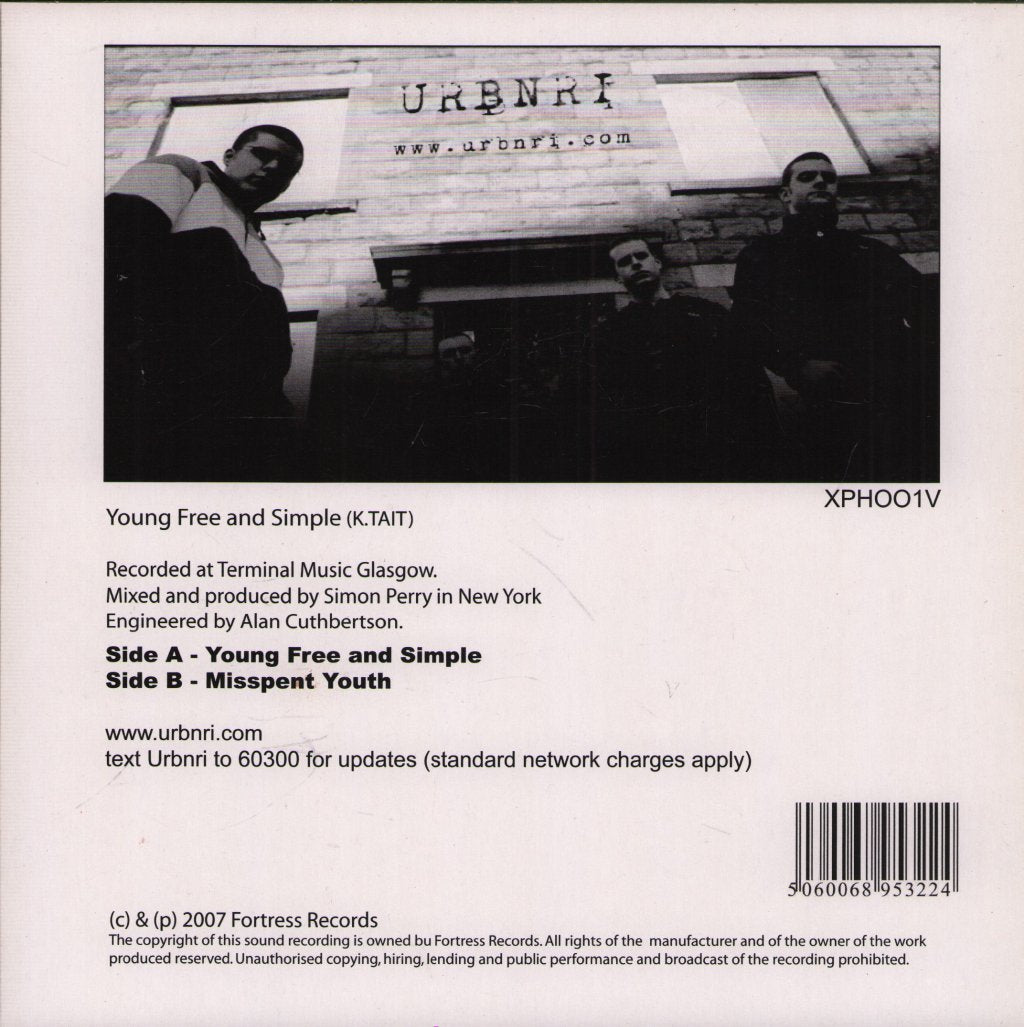 Urbnri - Young Free And Simple - 7 Inch