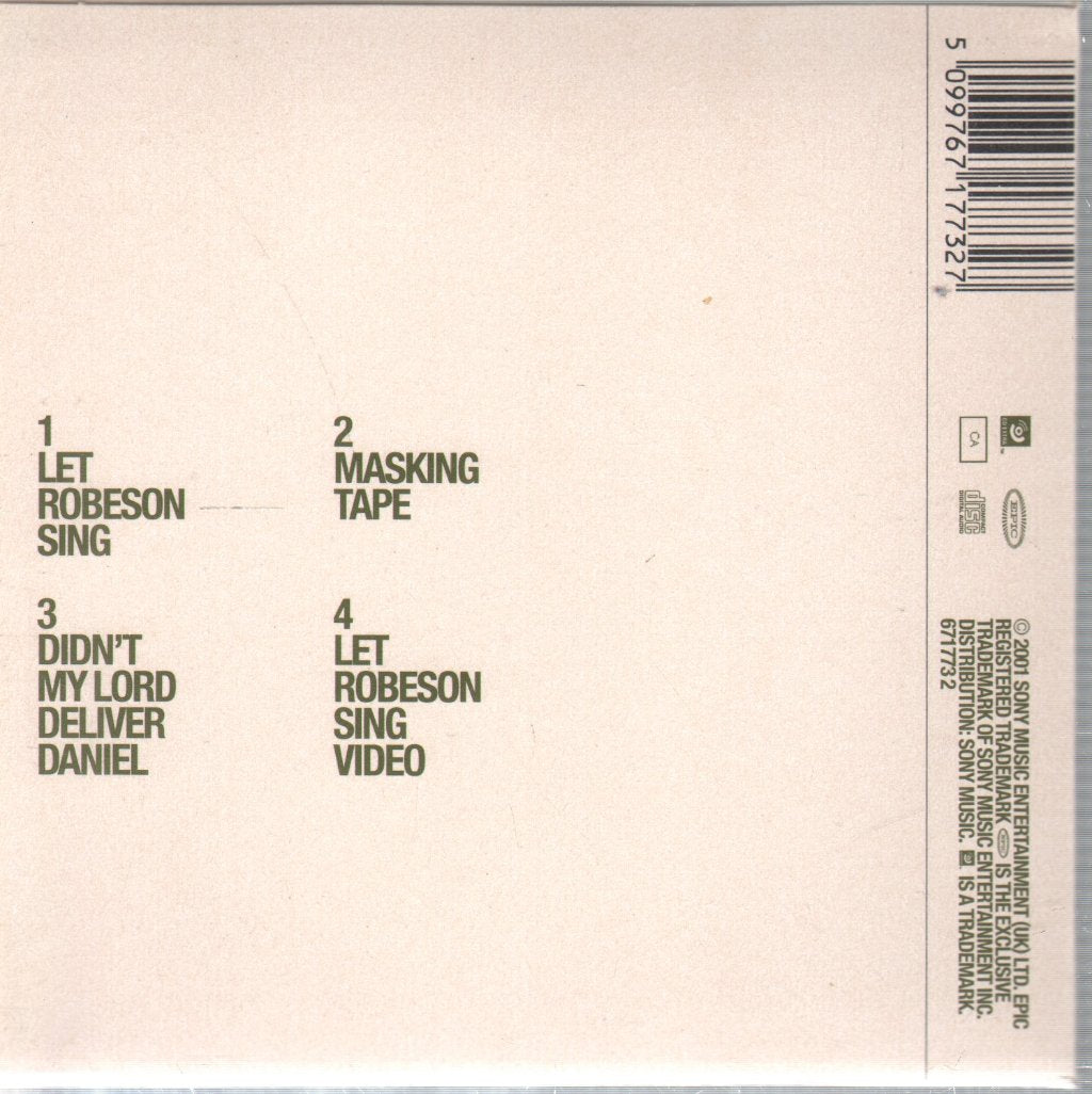 Manic Street Preachers - Let Robeson Sing - Cd