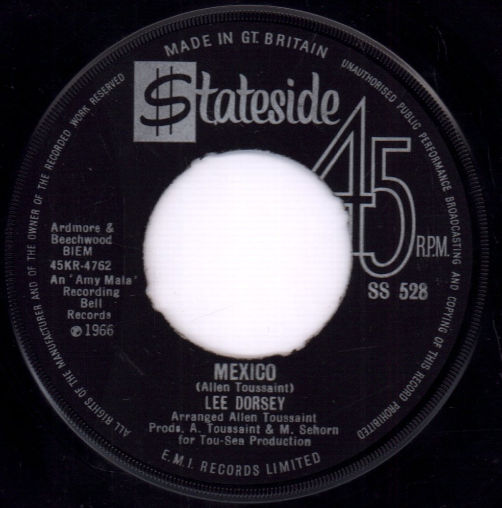 Lee Dorsey - Working In A Coal Mine - 7 Inch