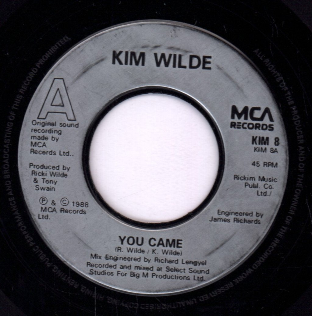 Kim Wilde - You Came - 7 Inch