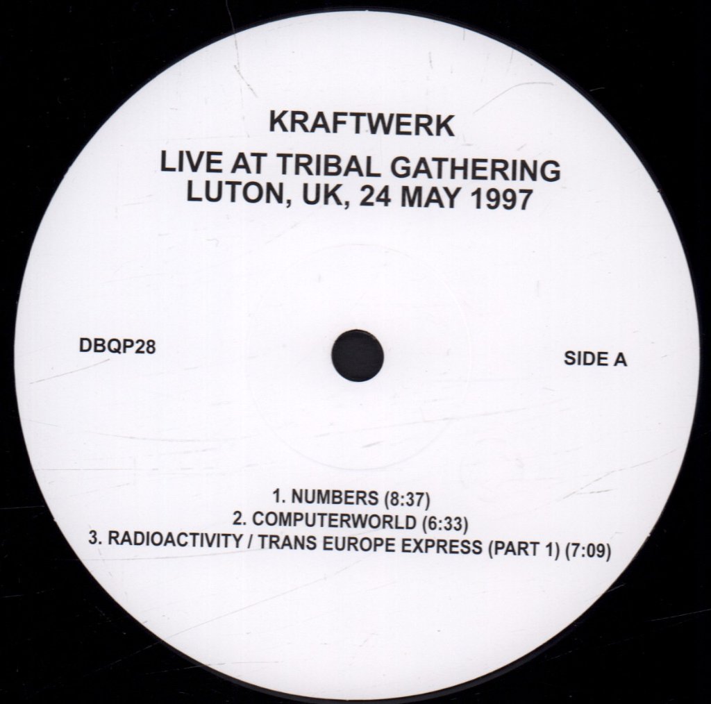 Kraftwerk - Live At Tribal Gathering, Luton, UK 24 May 1997 - Lp