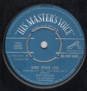 Bert Weedon - Some Other Love - 7 Inch