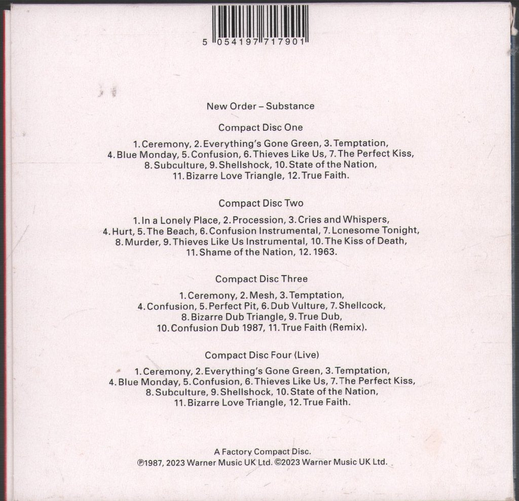 New Order - Substance - Cd Set