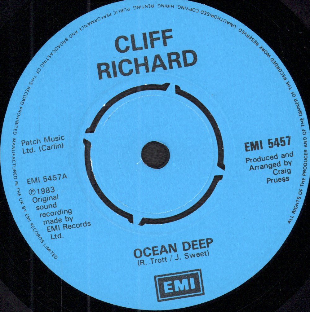 Cliff Richard - Ocean Deep - 7 Inch