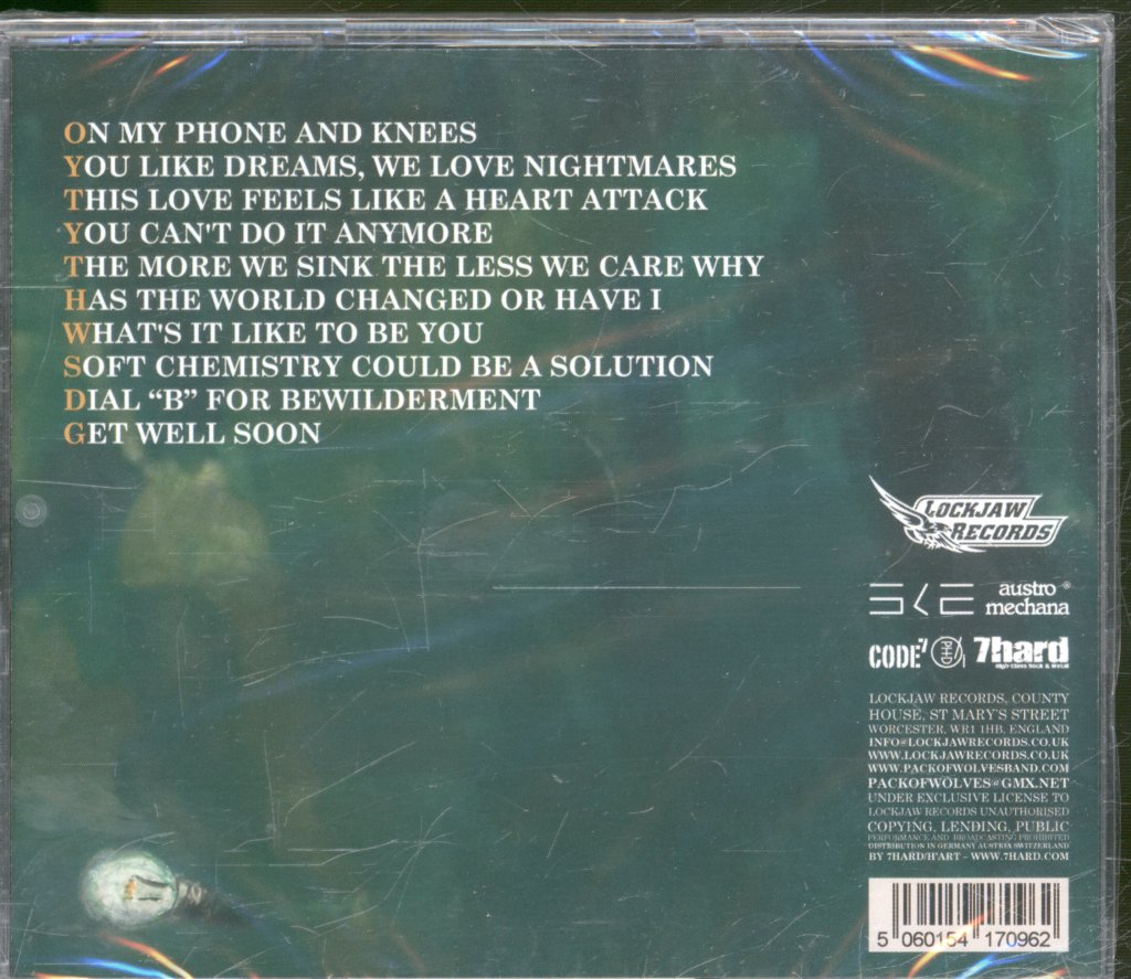 Pack Of Wolves - A Nice Black Suit - Cd