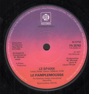 Le Pamplemousse - Le Spank - 7 Inch