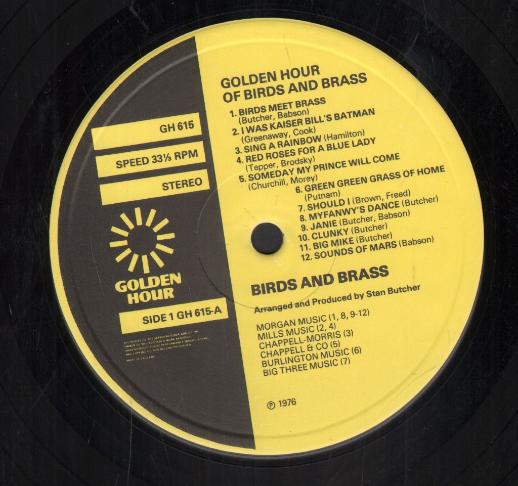 Birds And Brass - Golden Hour Of - Lp
