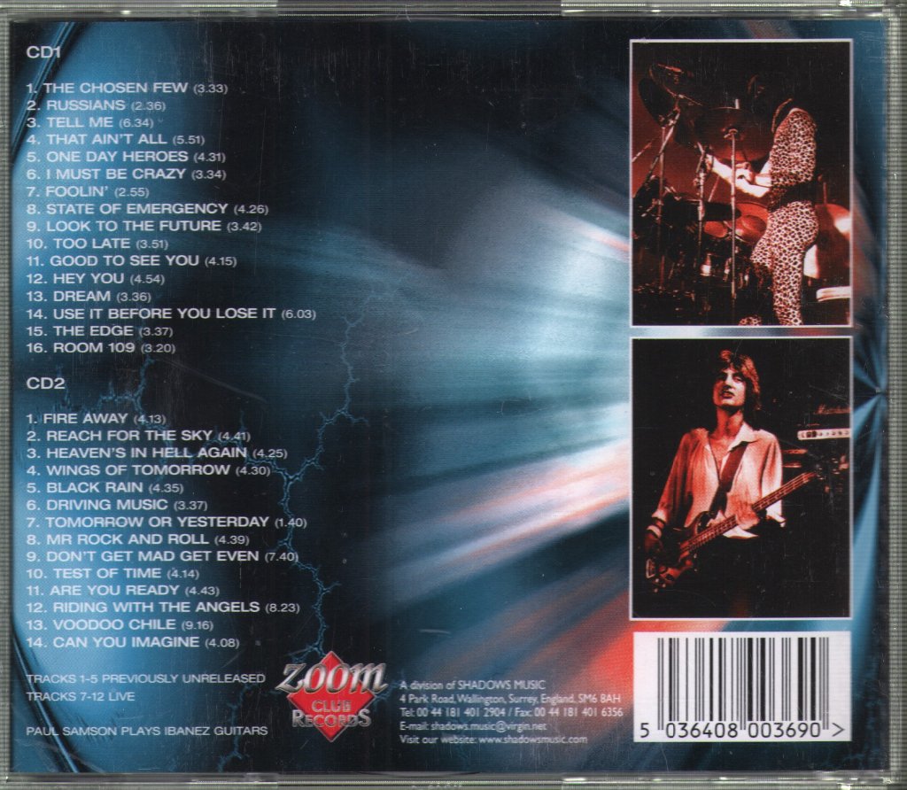 Samson (Nwobhm/Metal Group) - Past Present & Future - Double Cd