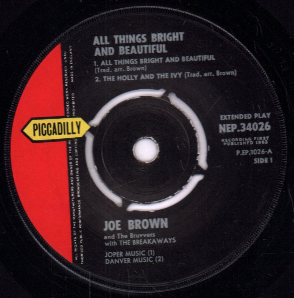 Joe Brown - All Things Bright And Beautiful - 7 Inch