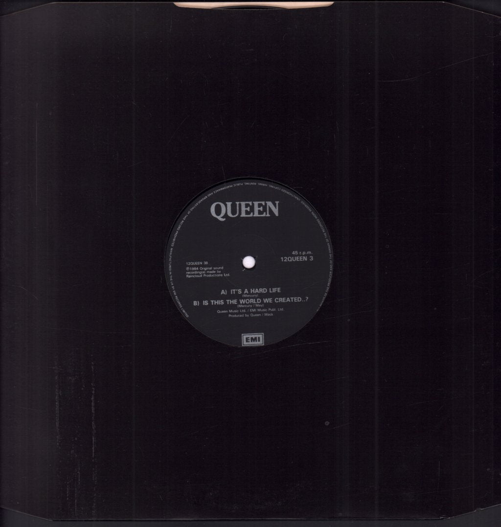 Queen - It's A Hard Life - 12 Inch