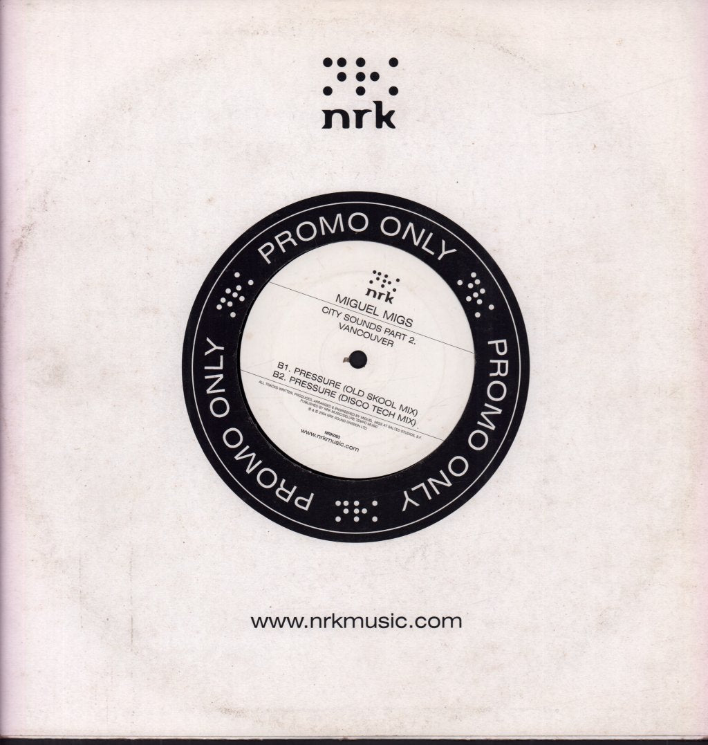 Miguel Migs - City Sounds Part 2 Vancouver - 12 Inch