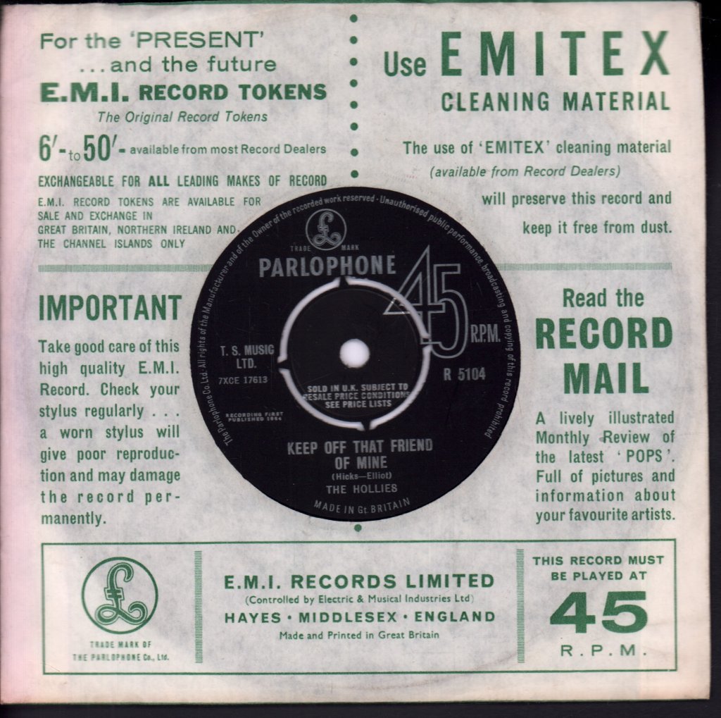 Hollies - Just One Look - 7 Inch