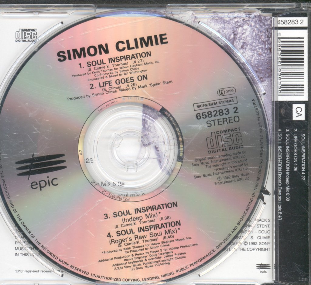 Simon Climie - Soul Inspiration - Cd