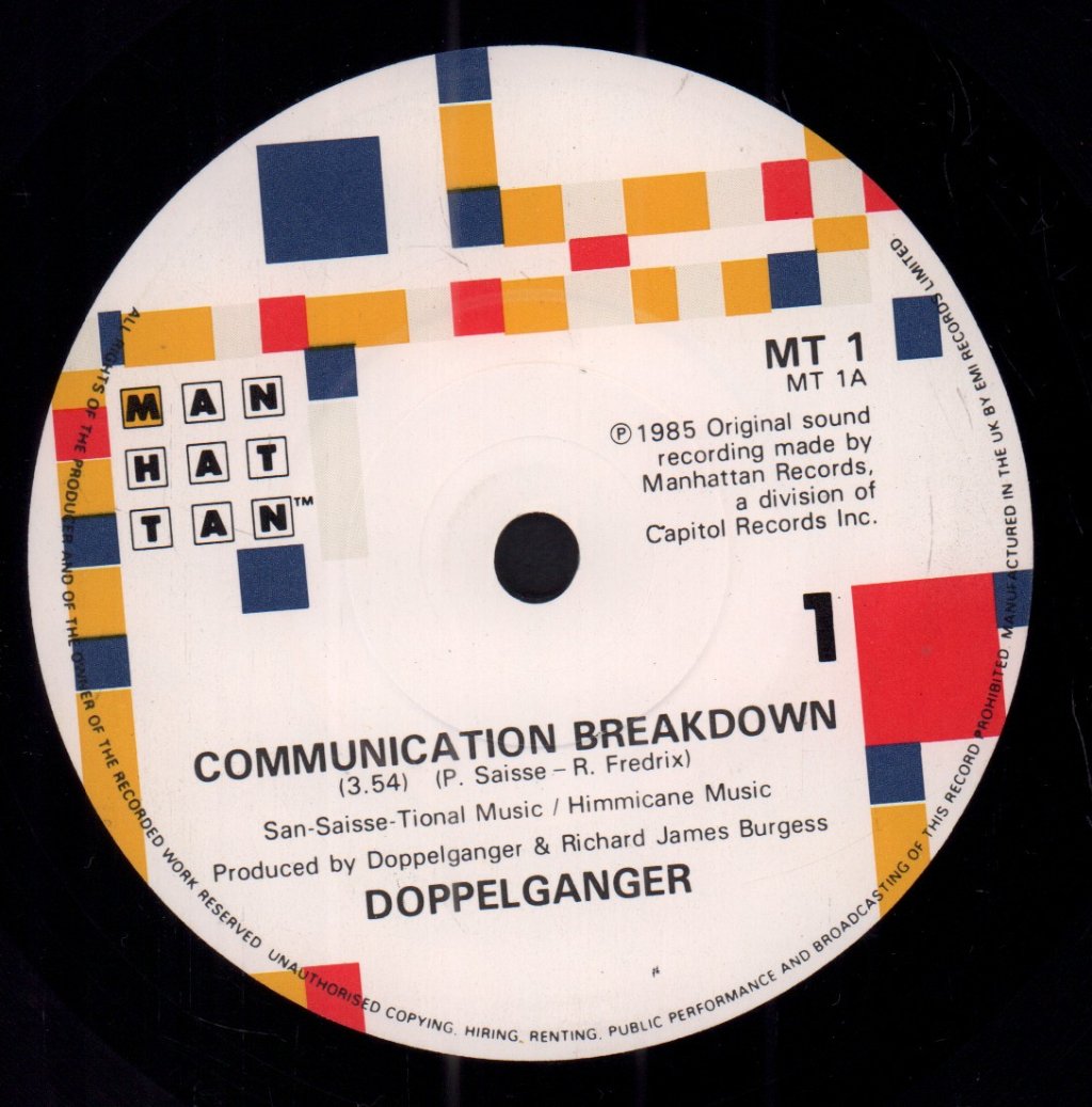 Doppelganger - Communication Breakdown - 7 Inch