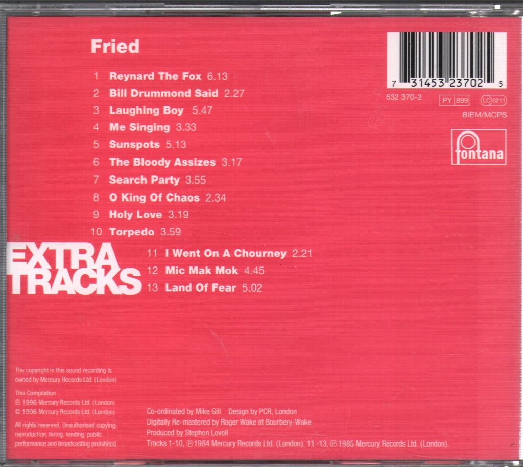 Julian Cope - Fried - Cd
