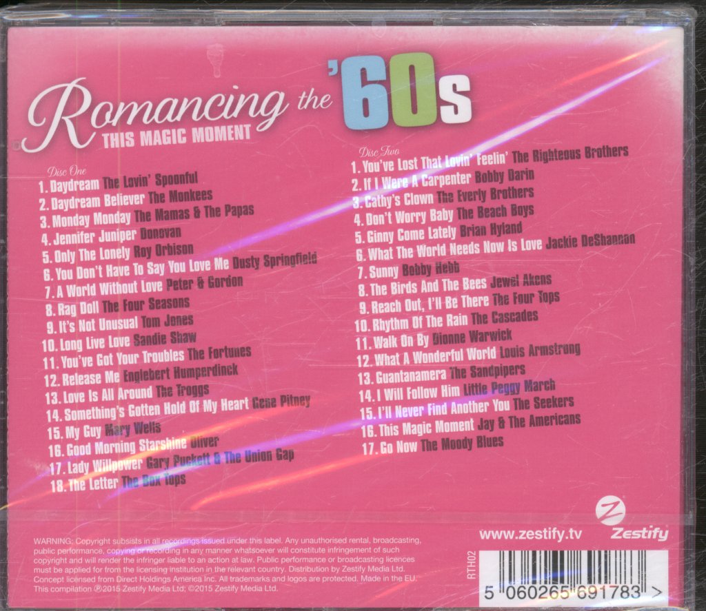 Various Artists - Romancing The '60s. This Magic Moment - Double Cd