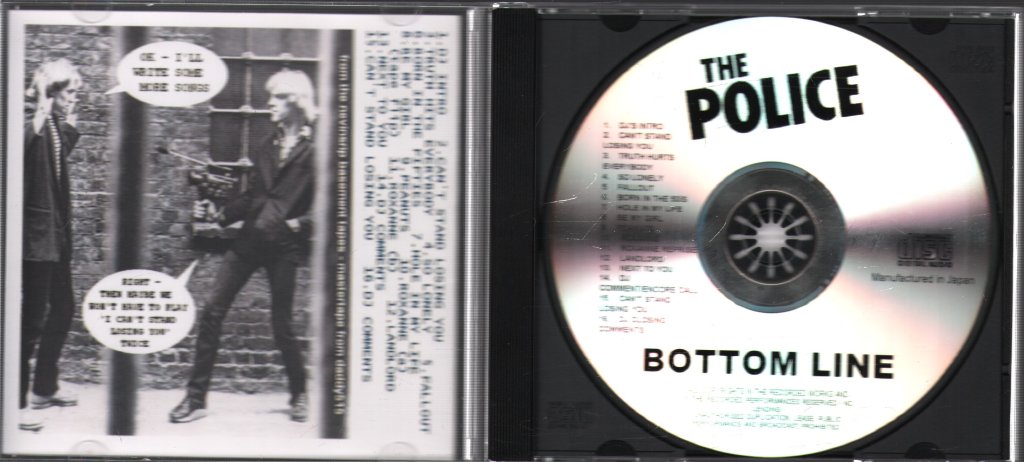 Police - Live at The Bottom Line, NYC April 1979 - Cd