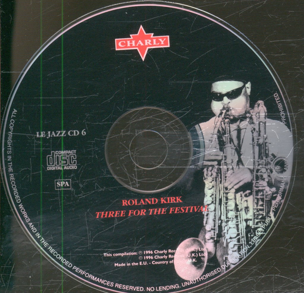 Roland Kirk - Three For The Festival - Cd