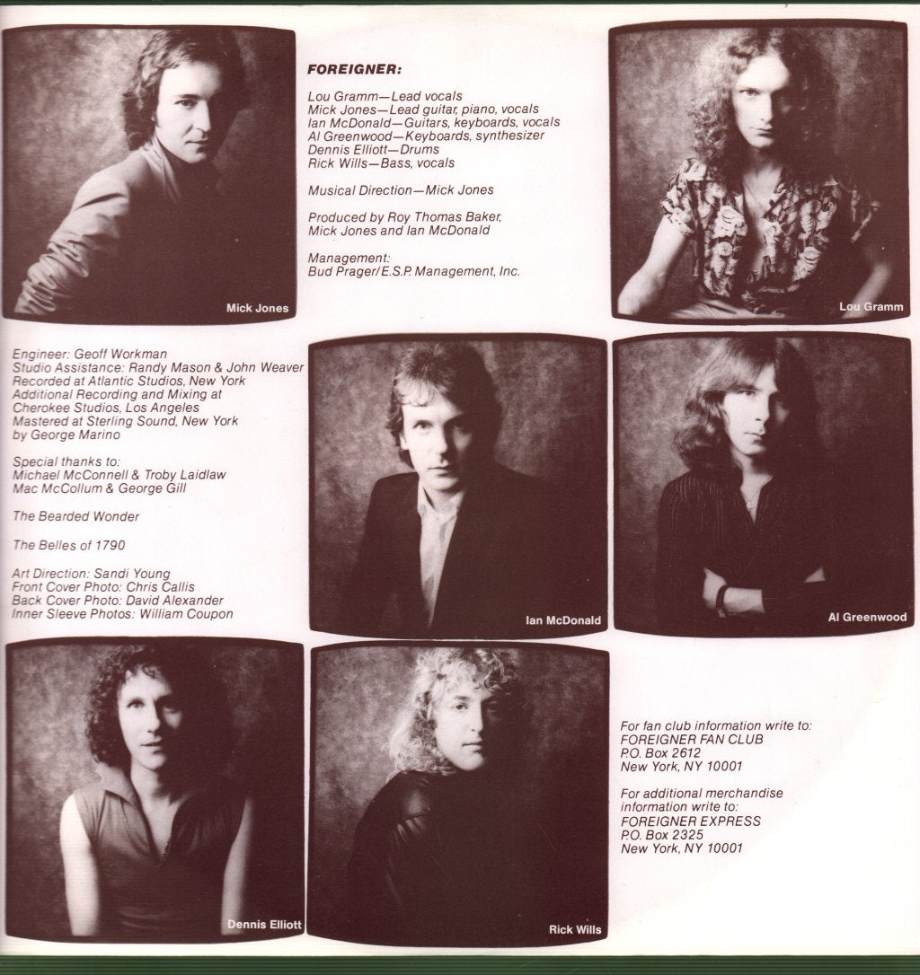 Foreigner - Head Games - Lp