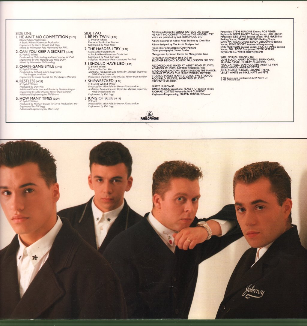 Brother Beyond - Get Even - Lp