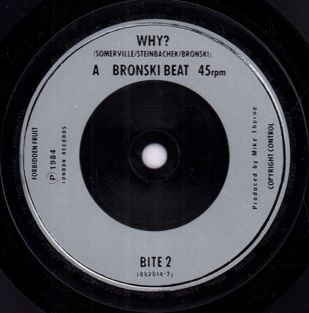 Bronski Beat - Why - 7 Inch