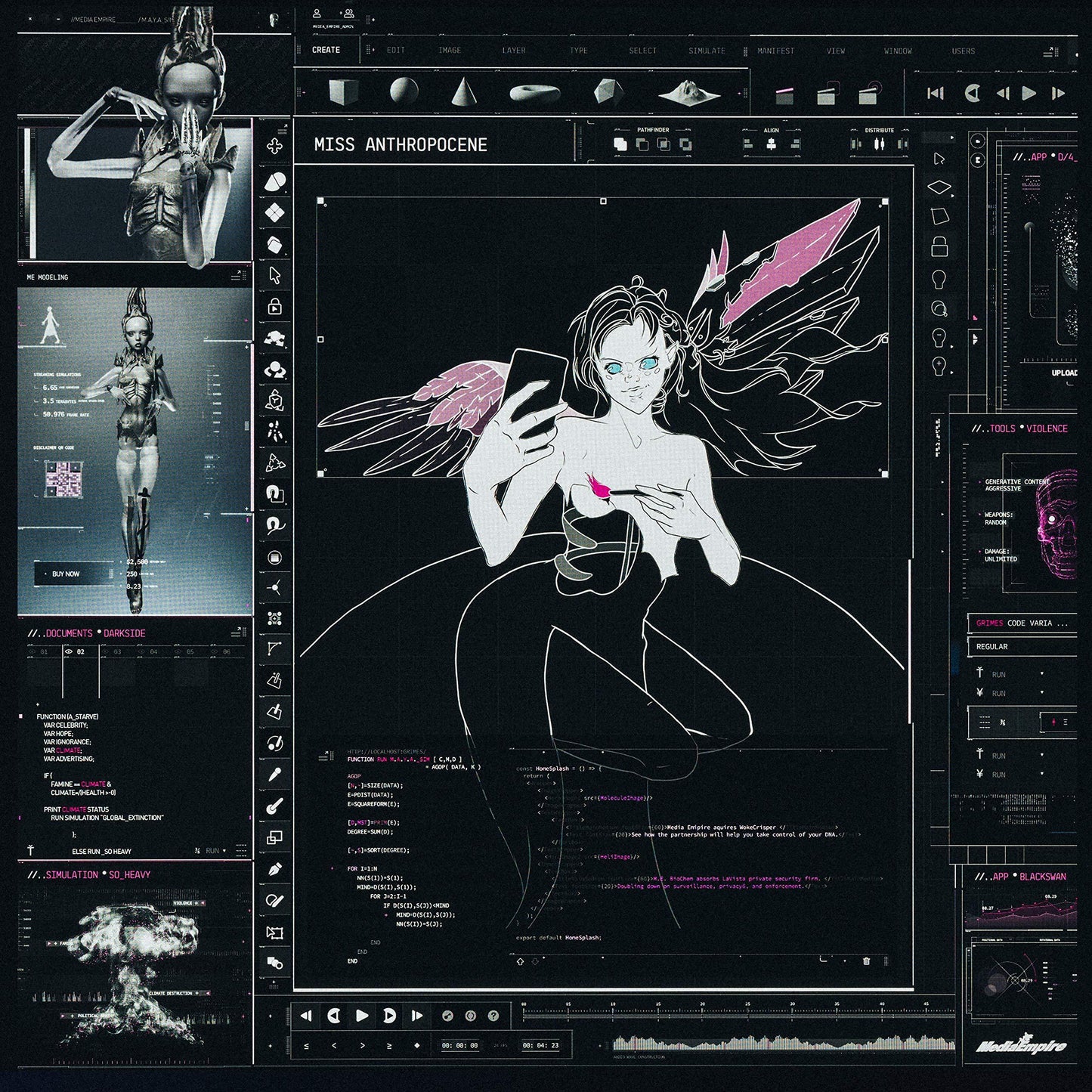 Grimes (Canadian Artist) - Miss Anthropocene - Cd