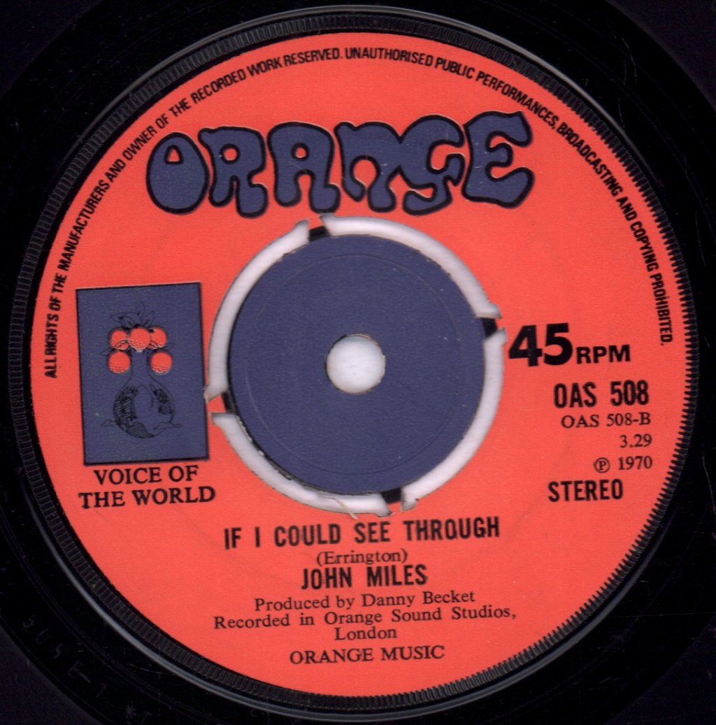 John Miles - Why Don't You Love Me - 7 Inch