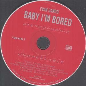 Evan Dando - Baby I'm Bored - Cd